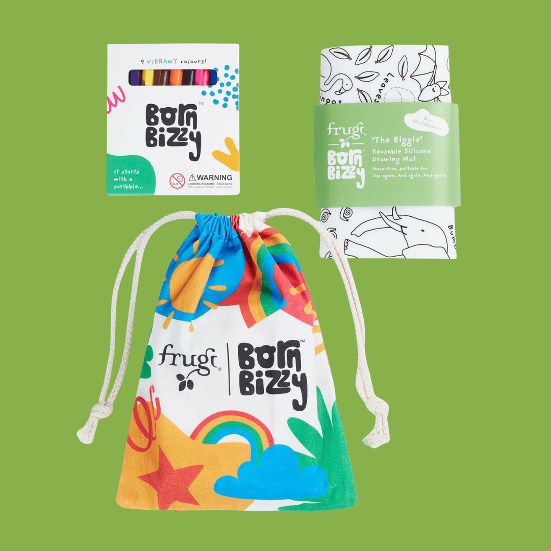 Zoo Hullaballo Reusable Silicone Colouring Mat Set